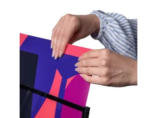 Verlichte Tafeldisplay LED Slide In A4 Zwart - 12