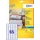 Etiket Avery J8651-10 38.1x21.2mm Inkjet Wit 650 Stuks