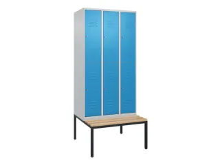 Dubbeldekse dekenkist,HxBxD 2120x900x815mm,3x2vak.,vak B 300mm - 1
