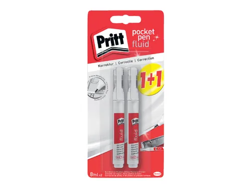 Correctiepen Pritt Fluid 8ml 2 stuks op blister