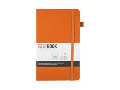 Notitieboek Sakura hard cover large lijn amber 130x210mm