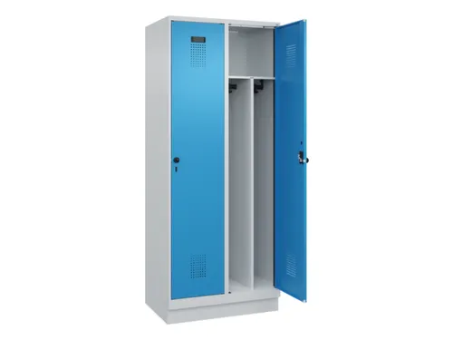 locker voor scheiding van kleding,HxBxD 1950x800x500mm,2vak