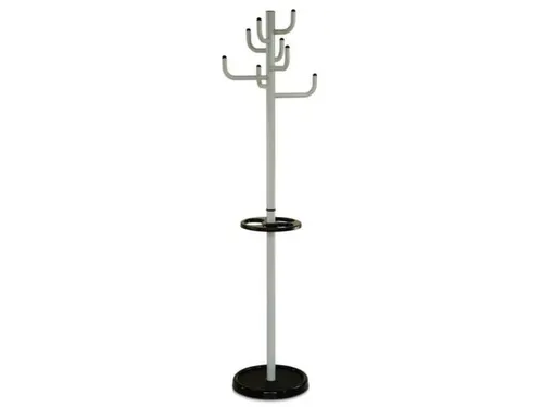 staande kapstok,HxØ 1800x450mm,8jashaken,parapluhouder/druppelvanger