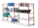 tablette,p. rayonnage grande largeur,lxP 2000x600mm