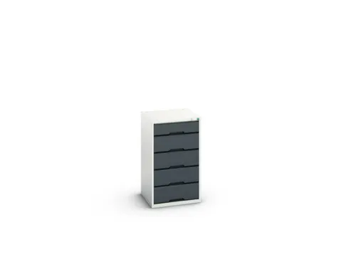 ladekast HxBxD 900x525x550mm 5laden romp RAL7035 front RAL7016