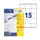 Etiket Avery Zweckform 3669-200 70x50.8mm wit 3000stuks