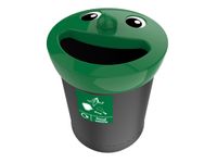 Afvalbak Smiley Face Bin 52 Liter Food Waste Zwart Groen