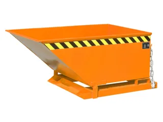 Kiepbak Staalplaat 535x670x1320mm Inh. 0.25m³ 300kg Oranje - 1