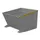 kiepbak,HxLxB 890x1445x1200mm,1m³,draagverm. 1500kg,RAL7005