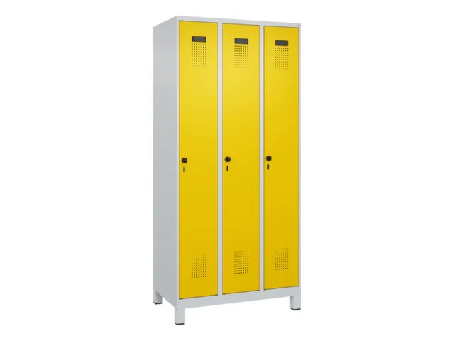 locker voor scheiding van kleding,HxBxD 1950x900x500mm,3vak