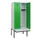 locker met bank,HxBxD 1950x800x815mm,2vak,vak B 400mm,cilinderslot