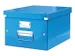Opbergbox WOW Click & Store 281x200x370mm blauw 85% gerecycled karton