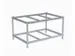 Support de palettes 657x1216x816mm acier argent