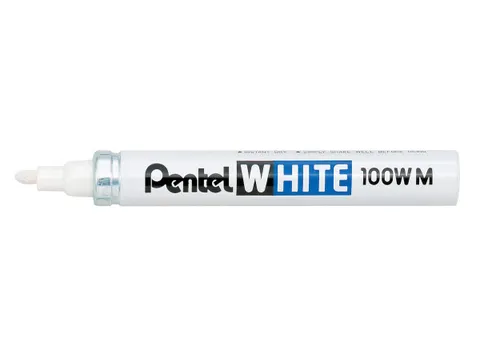 Pentel Paint Marker White Schrijfpunt: 3,9 mm, Schrijfbreedte: 3mm