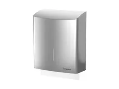 handdoekdispenser,HxBxD 333x265x141mm,v. 600doeken,behuizing RVS