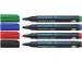 Permanent marker Schneider Maxx 130 rond 1-3mm assorti 4 stuks