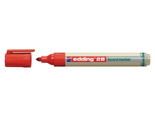 Viltstift edding 28 whiteboard EcoLine rond rood 1.5-3mm - 1