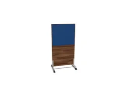 scheidingswand,HxB 1545x800mm,NP-tiepolo nut,BN6016-blauw