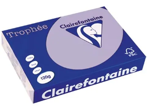 Trophée Pastel gekleurd papier A4 120 gram 250vel Lila