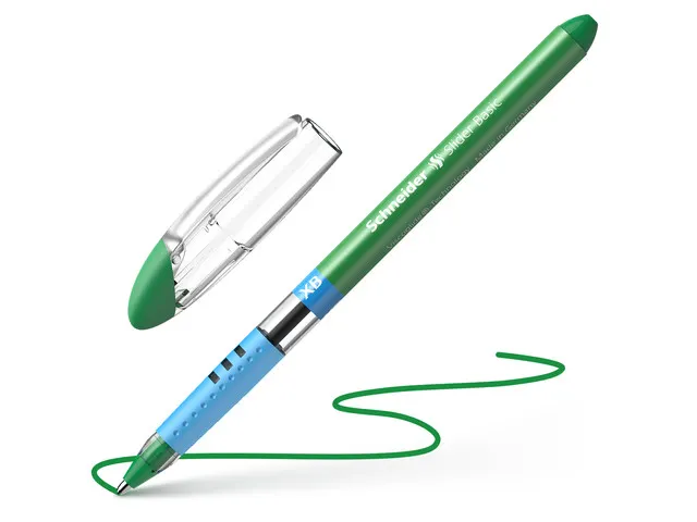 Balpen Schneider Slider Basic XB etui a 4 stuks w.v. 1 gratis