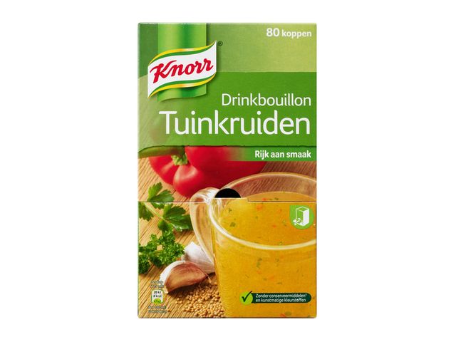 Drinkbouillon Knorr tuinkruiden 80 zakjes | SoepOpHetWerk.nl