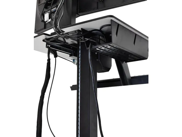 Werkstation Verrijdbaar Workfit-c Sit-stand Hd Lcd Zwart