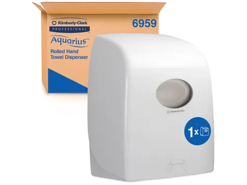 Handdoekroldispenser Kimberly Clark Aquarius wit 6959