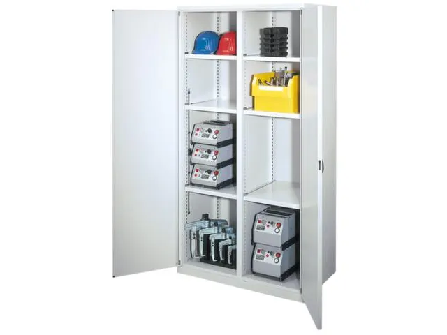 zwaarlastkast met openslaande deuren,HxBxD 1950x1000x600mm