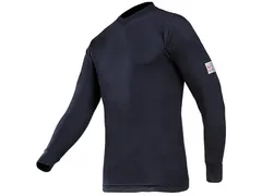 T-shirt Sioen 518A Picton manches longues bleu marine Taille S
