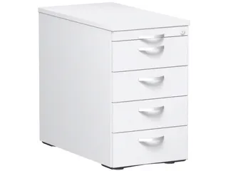 Ladenblok Hxbxd 720x430x800mm 1 Pennenlade 4 Laden Bladdecor Wit - 1