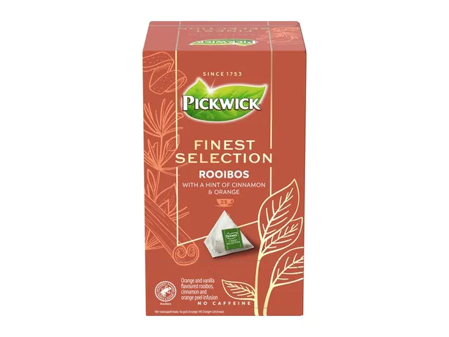 Thee Pickwick Finest Selection rooibos 25 zakjes à 2 gram