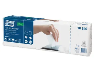 Tork 10840 Xpressnap servet Wit 1/4-vouw 21,7x33 cm 1-laags 8x1125st. - 2