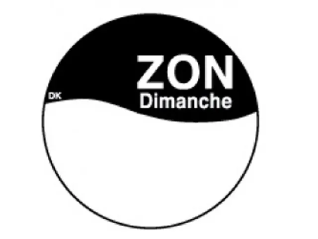 Daymark Label Dagetiket Zondag Permanent 19mm Rol 1000 Stuks