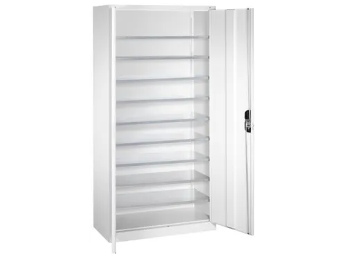 Kast Met Openslaande Deuren Hxbxd 1980x1000x420mm 9legborden Staal