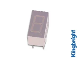 1-Digit Display 9mm Gemeenschappelijke Kathode Superrood