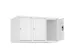 opzetkast,v. locker,3vak.,vak B 300mm,HxBxD 500x900x500mm,vleugeldeur
