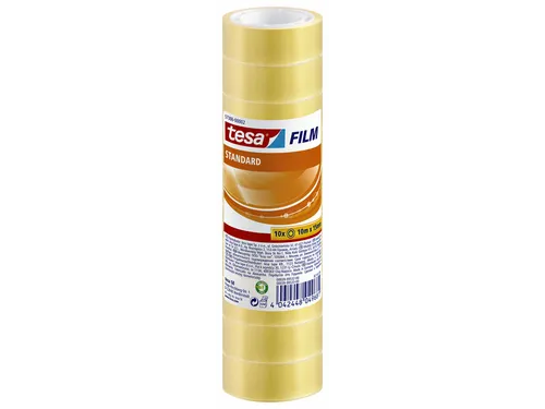 Plakband Tesa film standaard 15mmx10m krimp 10 rollen
