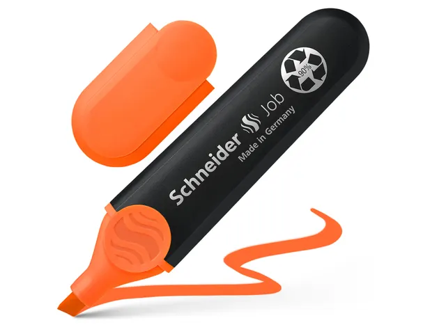 Markeerstift Schneider Job 150 Universeel Oranje beitelpunt