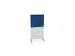 cloison de séparation,Hxl 1545x800mm,Bl-blanc,BN6016-bleu