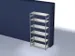 rayonnage modulaire,rayonnage départ,HxlxP 2500x1360x535mm