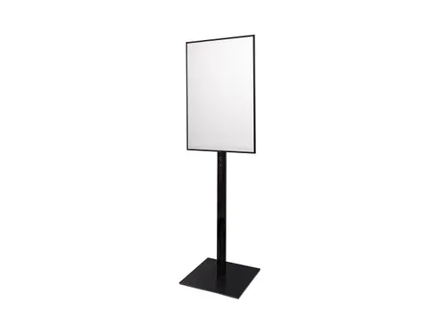 Verlichte Infostandaard LED Slide In A1 Zwart