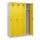 locker voor scheiding van kleding,HxBxD 1850x1200x500mm,4vak