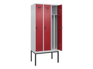locker voor scheiding van kleding,HxBxD 2120x900x500mm,3vak - 1