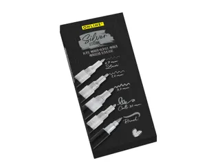 Acrylmarker Online lettering 5 breedtes zilver - 2