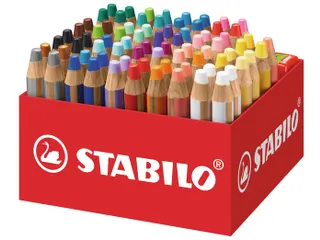 Kleurpotlood STABILO 882 woody 3-in-1 incl 4 slijpers 76 stuks assorti - 9