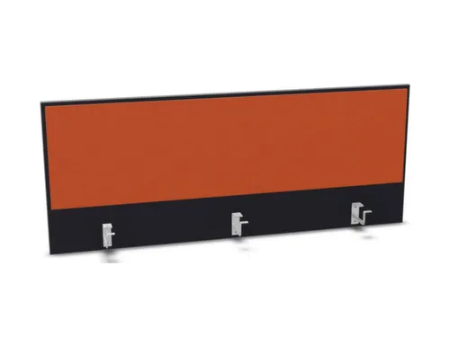 opzetpaneel bureau aanbouw achter B 1400mm CC-zwart BN3012-oranje