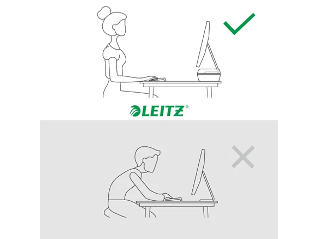 Monitorstandaard Leitz Ergo verstelbaar grijs