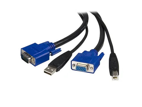 1,80 m 2-in-1 USB KVM-kabel