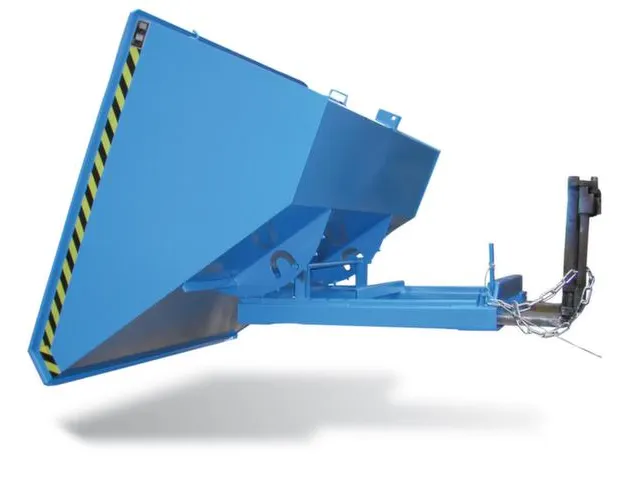 Kiepbak 835x770x1260mm 0.30m³ Afrolmechaniek Gelakt Ral5012