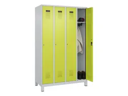 locker,HxBxD 1950x1200x500mm,4vak,vak B 300mm,cil.-slot,voeten